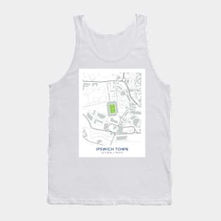 Map Desing of Portman Road Tank Top